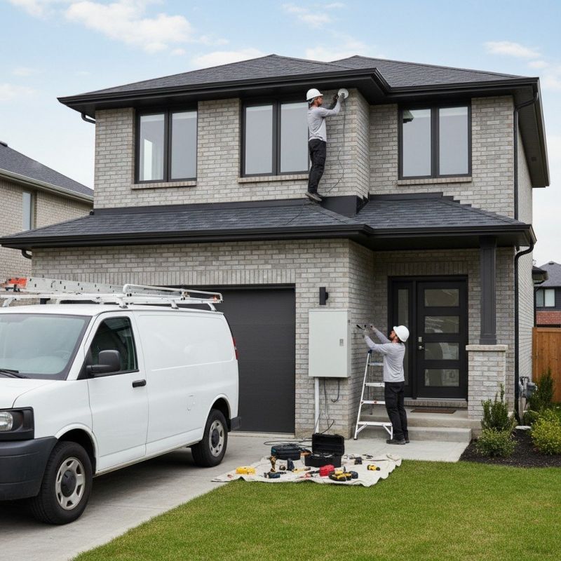 Local Security Lighting pros at work